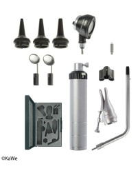Otoscopio KaWe BASIC-Set COMBILIGHT C10 e accessori