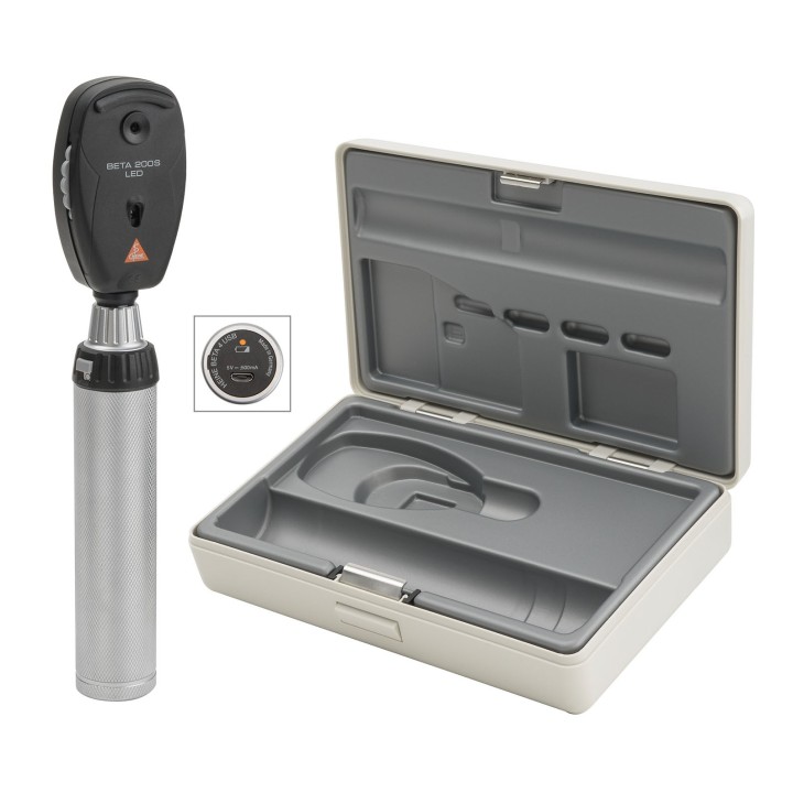 HEINE BETA 200S LED Ophtalmoscope avec poignée rechargeable