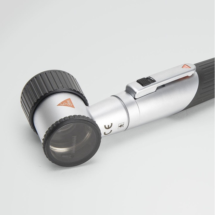 Dermatoskop HEINE mini 3000 LED mit Griff und Skala