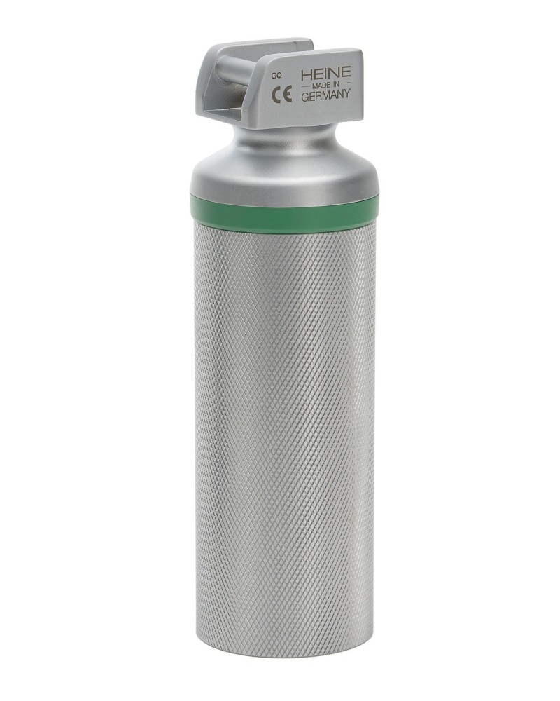 Poignée de laryngoscope HEINE Short FO LED 2,5V complète Poignée de laryngoscope HEINE Short FO LED 2,5V complète