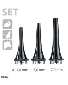 Set de spéculums auriculaires réutilisables pour les vétérinaires