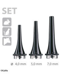 Veterinary reusable ear funnels, Set