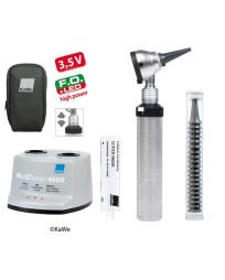 Conjunto de Otoscópio KaWe EUROLIGHT FO30 LED