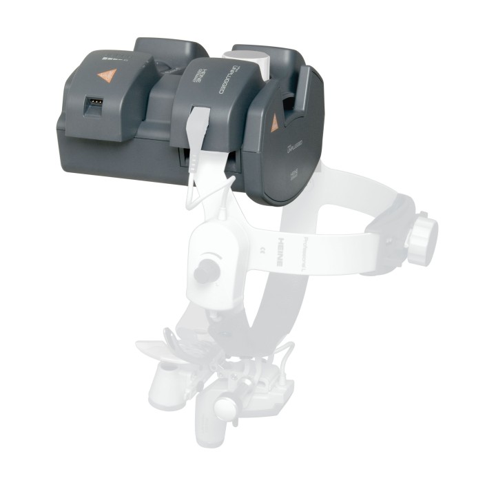 Lampada Frontale HEINE ML4 LED con Stazione di ricarica da parete