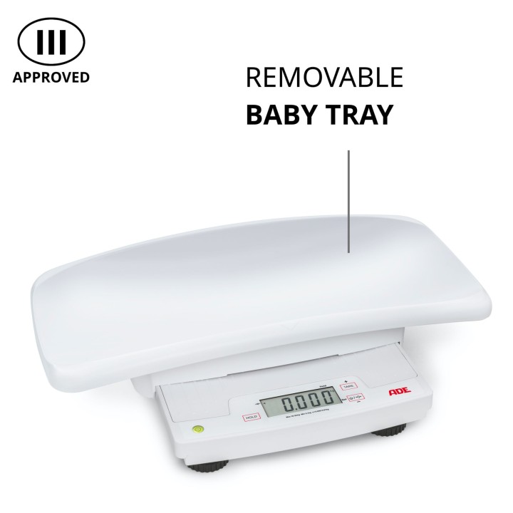 Approved baby and toddler weighing scale ADE M10100-01