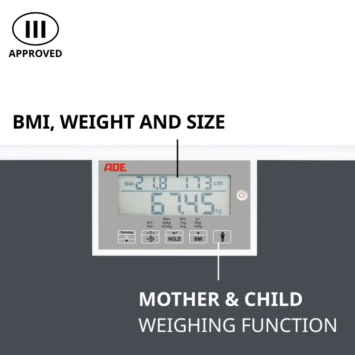 Approved floor scale ADE M320000