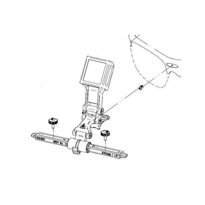 HEINE I-VIEW per archetto Professional L con adattatore S-GUARD