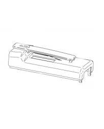 Carcasa trasera con clip para HEINE mPack LL