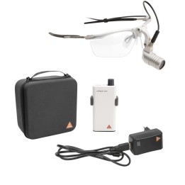 Kopfleuchte HEINE MicroLight 2 LED auf S-FRAME mit mPack mini