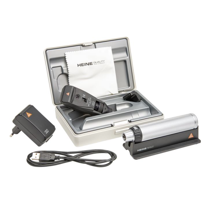 Skiaskop HEINE BETA 200 LED Set mit Ladefriff im Etui