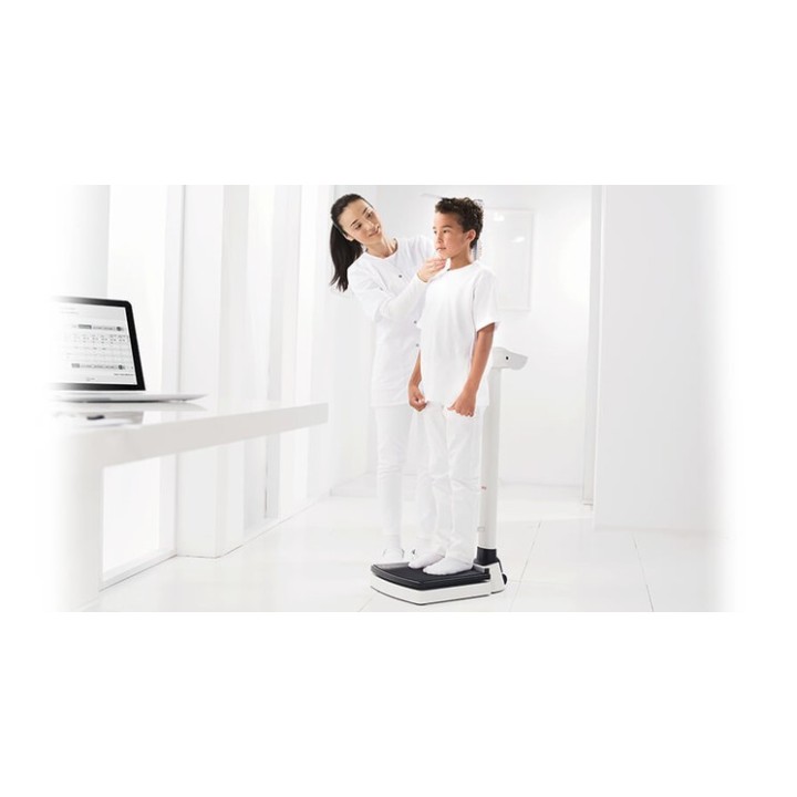 seca 704s column scale with integrated measuring rod