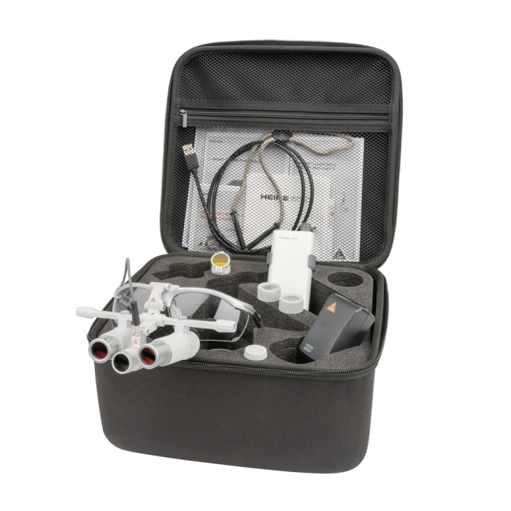 HEINE LoupeLight 2 Set with HRP 3.5x loupes