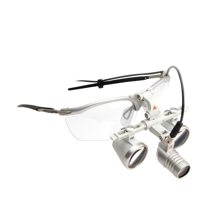 HEINE LoupeLight2 com lupas binoculares HR 2.5x