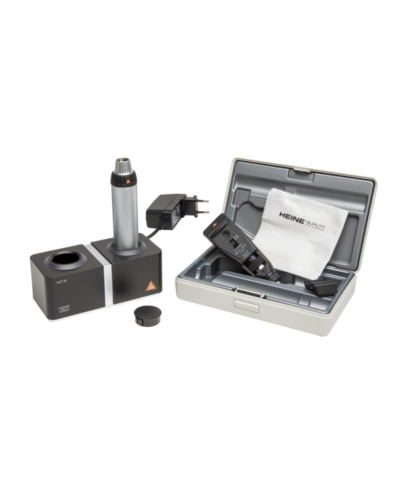 Retinoscópio HEINE BETA 200 LED com Carregador de mesa NT4 Retinoscópio HEINE BETA 200 LED com Carregador de mesa NT4