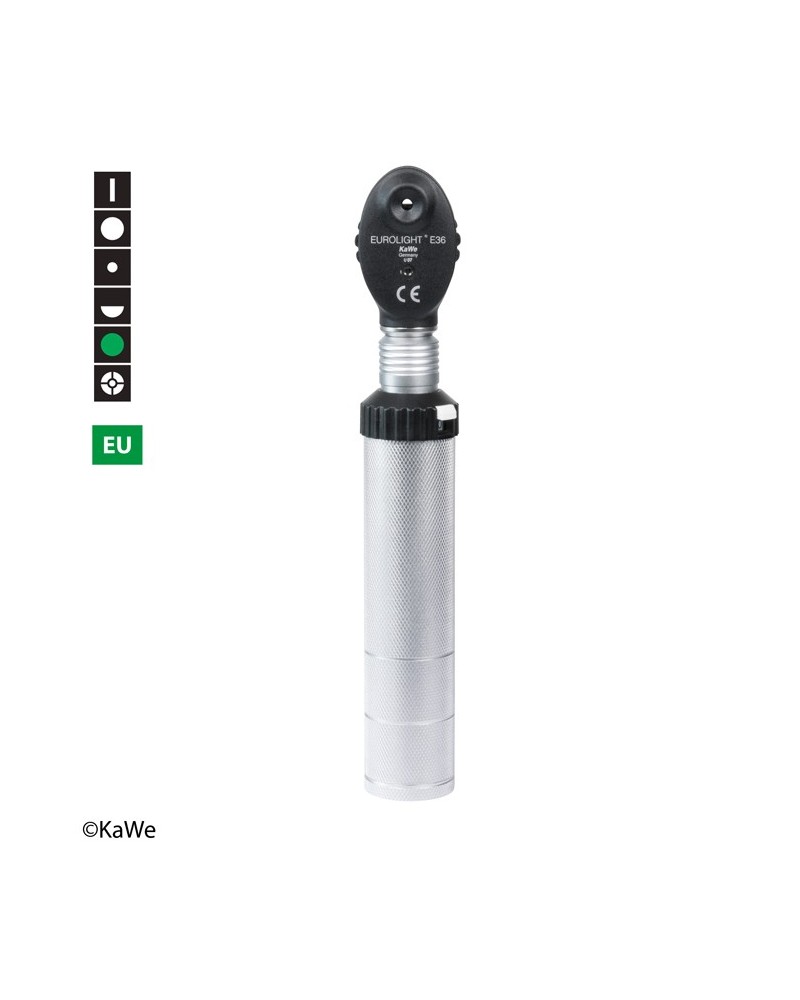Oftalmoscopio KaWe EUROLIGHT E36 versión UE 2,5 V Oftalmoscopio KaWe EUROLIGHT E36 versión UE 2,5 V