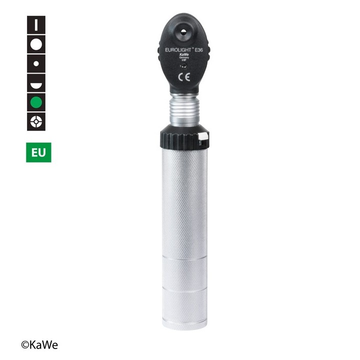 KaWe EUROLIGHT E36 ophthalmoscope EU version 2.5 V