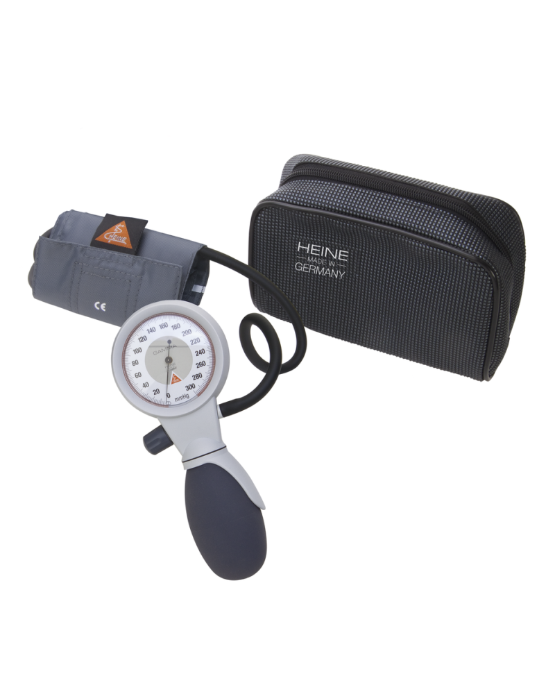 Sphygmomanomètre HEINE GAMMA G5 avec brassard enfant, en pochette zippée Sphygmomanomètre HEINE GAMMA G5 avec brassard enfant, en pochette zippée