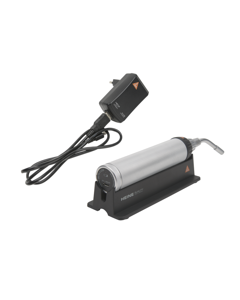 HEINE Transilluminateur de Finoff 3.5V XHL avec poignée rechargeable HEINE Transilluminateur de Finoff 3.5V XHL avec poignée rechargeable
