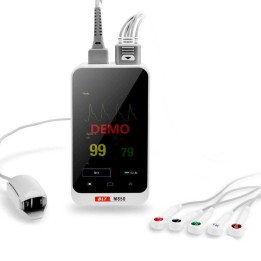 Mobile patient monitor Biolight M850 monitoring SpO2 and ECG