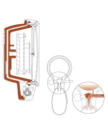 Brassard Sphygmomanomètre HEINE GAMMA G5 pour adulte