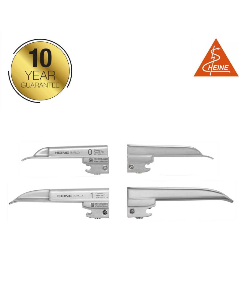 Lames de laryngoscope HEINE Classic+ PAED F.O.