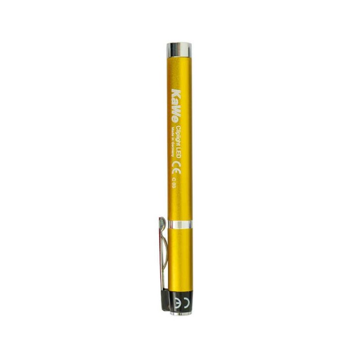 KaWe CLIPLIGHT LED pupil pen light gold