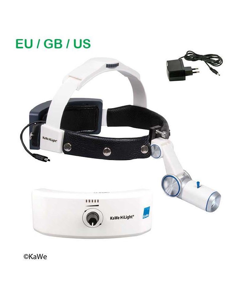 KaWe HiLight H-800 LED Kopfleuchte mit Kopfbandakku