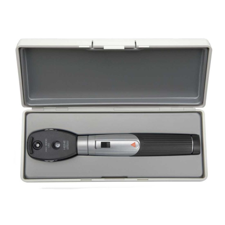 HEINE mini 3000 LED Ophthalmoscope in hard case
