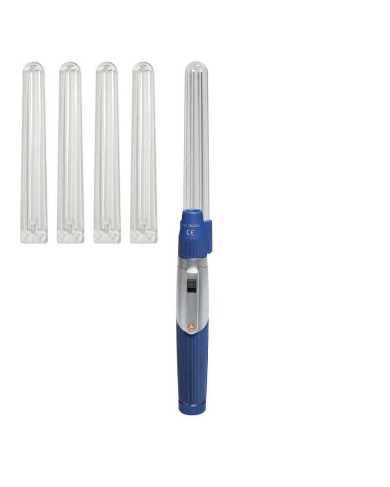 Lâmpada combinada HEINE mini 3000 com lâminas