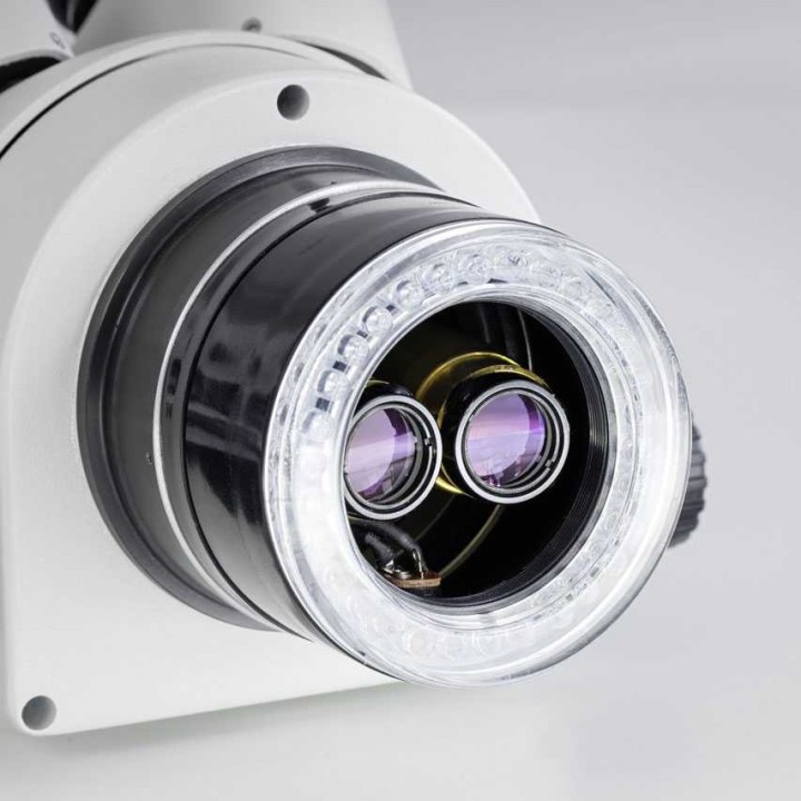KERN OZL 465 Stereo zoom microscope with ring illumination