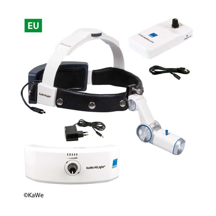 KaWe HiLight H-800 LED Kopfleuchte mit zwei Batterien
