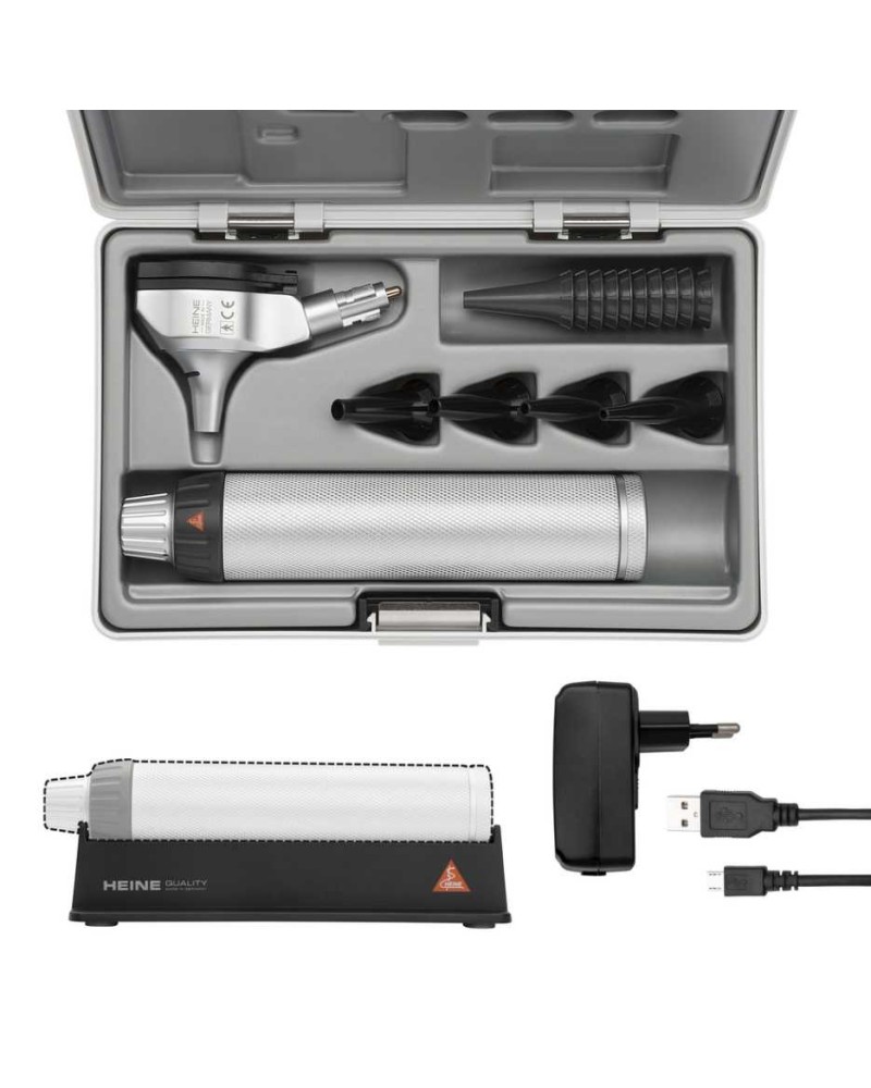 HEINE BETA 200 LED F.O. Otoskop mit Ladegriff