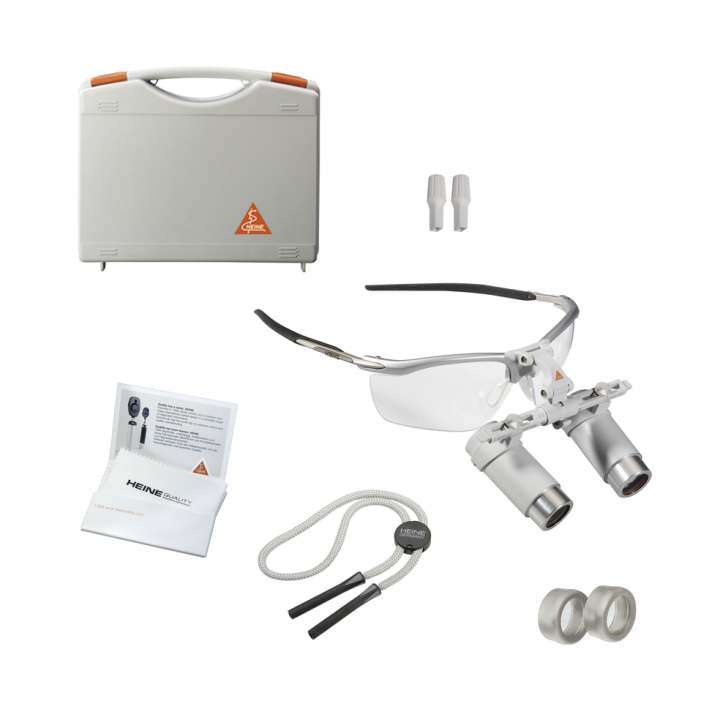 HEINE HRP 4x Occhialini Binoculari su S-FRAME