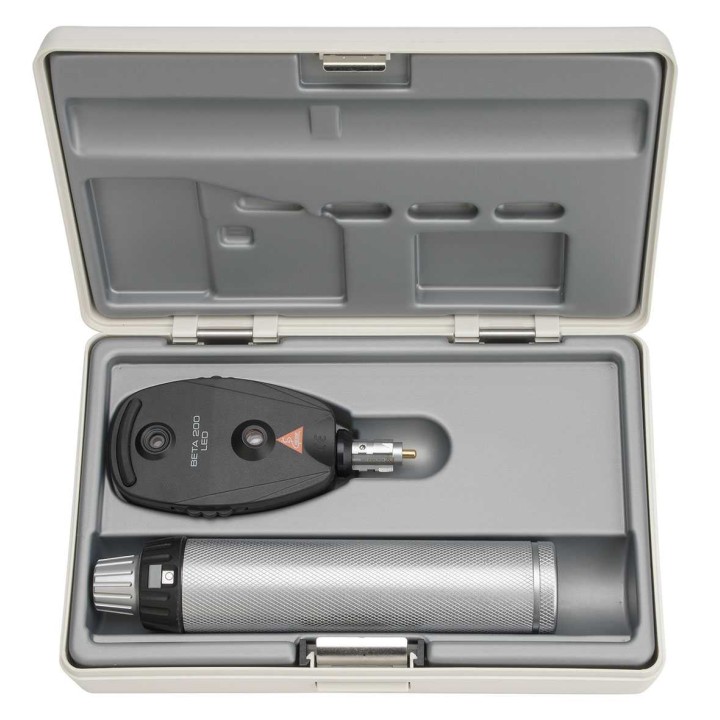 Ophtalmoscope HEINE BETA 200 LED avec poignée rechargeable