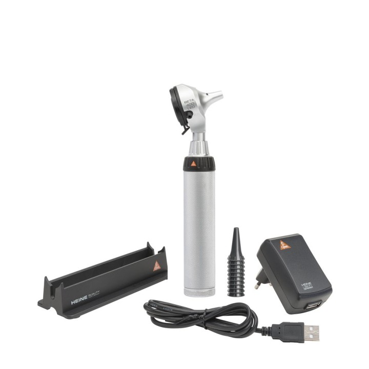 HEINE BETA 400 LED Otoskop Kit mit Ladegriff