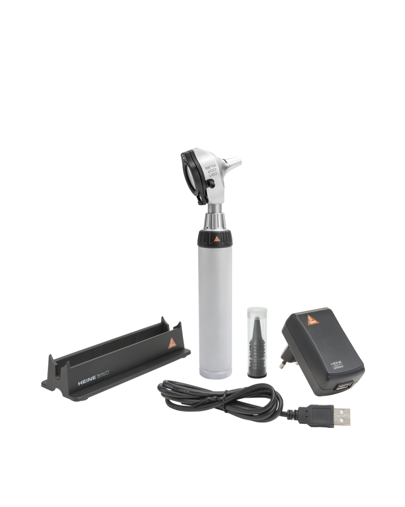HEINE BETA 200 LED Otoskop Kit mit Ladegriff HEINE BETA 200 LED Otoskop Kit mit Ladegriff