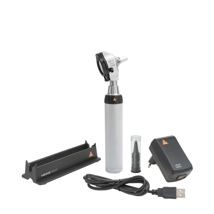 HEINE BETA 200 LED Otoscope Kit with rechargeable handle