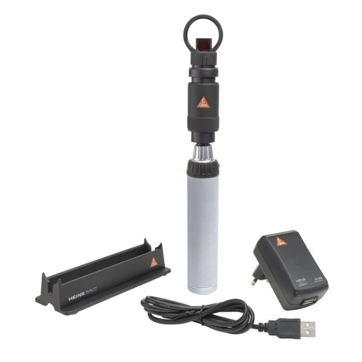 Oftalmoscopio indiretto HEINE MONOCULAR con manico ricaricabile