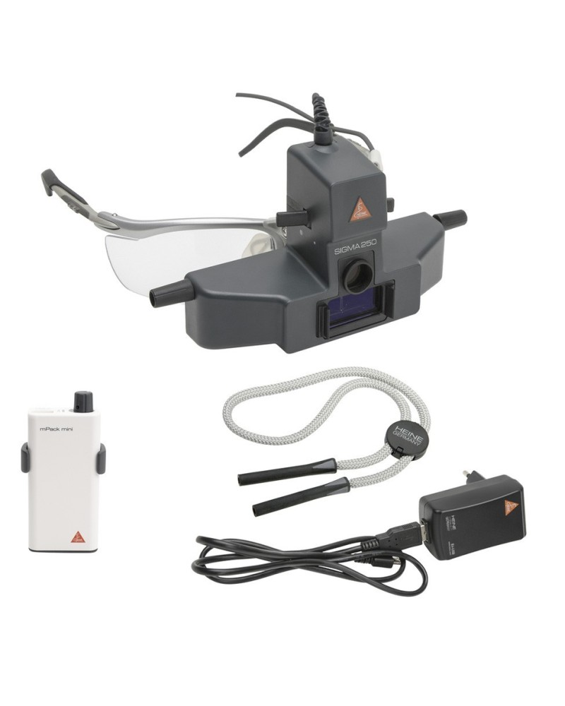 HEINE SIGMA 250 Ophthalmoskop Kit mit S-FRAME und mPack mini HEINE SIGMA 250 Ophthalmoskop Kit mit S-FRAME und mPack mini