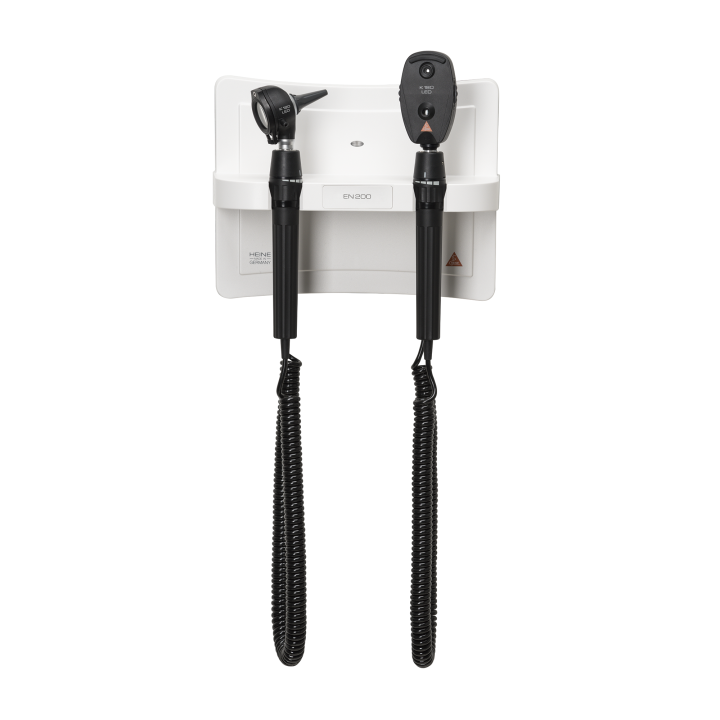 Centro Diagnostico HEINE EN 200 LED Kit 5 con K180 Otoscopio e Oftalmoscopio