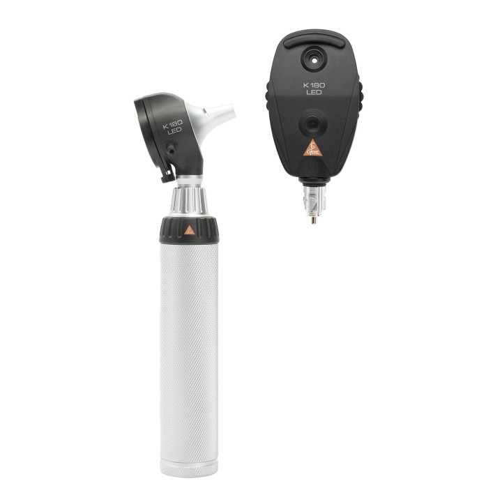 HEINE K180 LED Diagnostic Set with battery handle in case