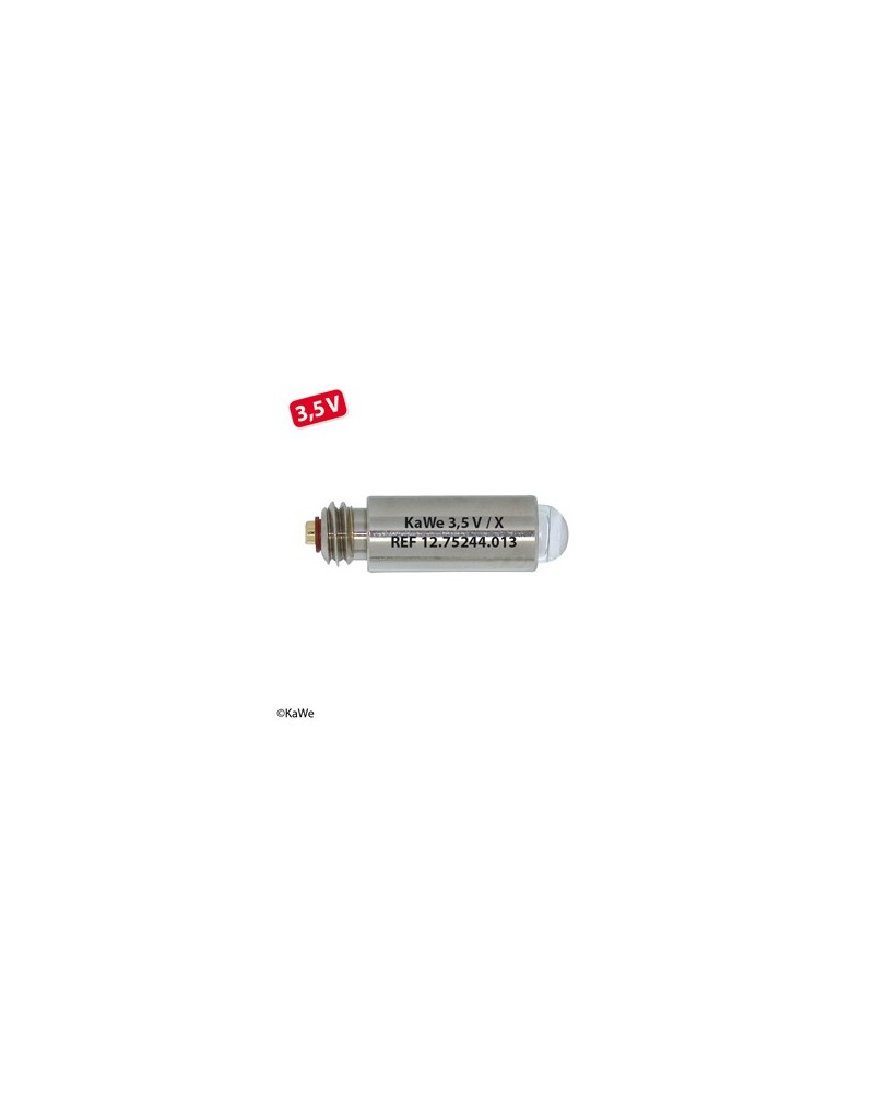KaWe Ampoule xénon 3,5 V pour F.O. poignées de laryngoscope, 6 pcs KaWe Ampoule xénon 3,5 V pour F.O. poignées de laryngoscope, 6 pcs