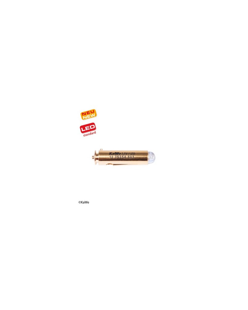 Ampoule KaWe LED 3,5 V pour dermatoscope EUROLIGHT D30 LED Ampoule KaWe LED 3,5 V pour dermatoscope EUROLIGHT D30 LED