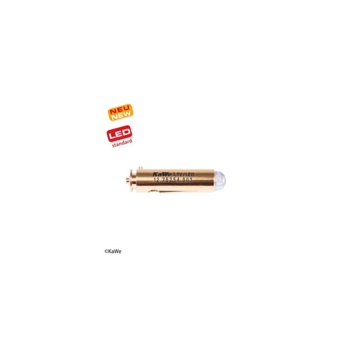 Lâmpada KaWe LED 3,5 V para dermatoscópio EUROLIGHT D30 LED