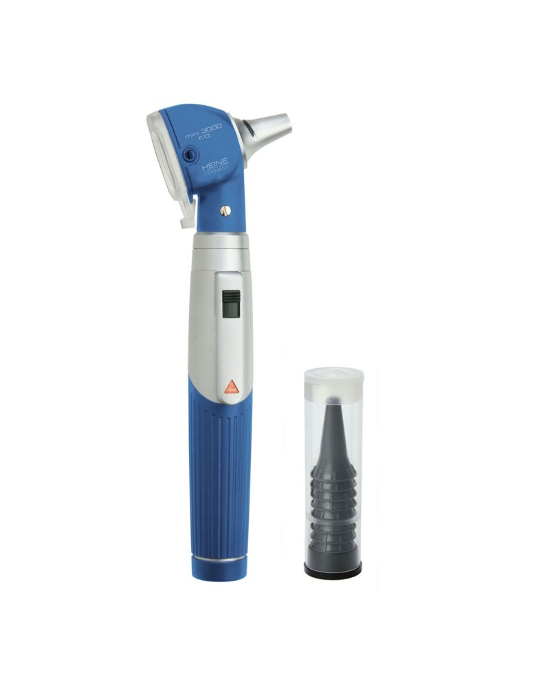 HEINE mini 3000 F.O. Otoscopio azul HEINE mini 3000 F.O. Otoscopio azul
