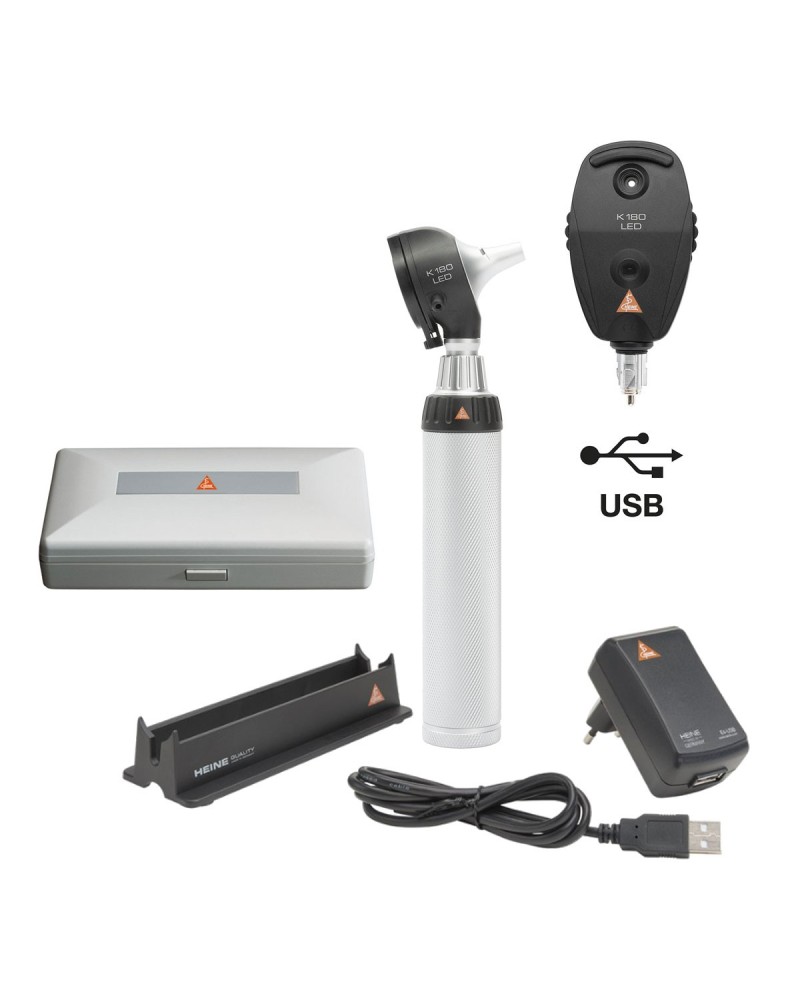 HEINE K180 LED Diagnostik Set mit Ladegriff HEINE K180 LED Diagnostik Set mit Ladegriff