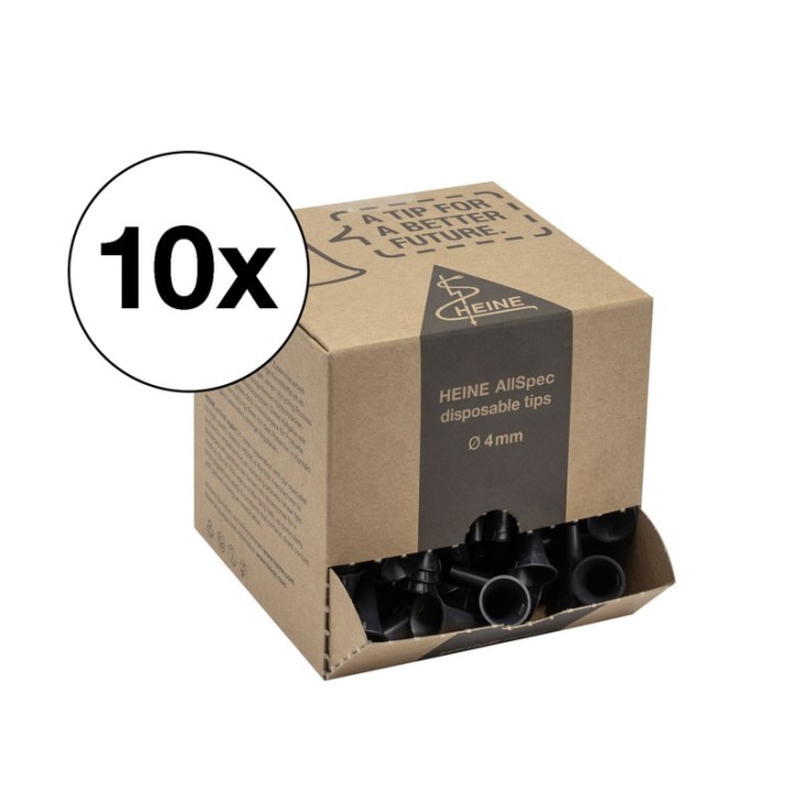 Espéculos auriculares descartáveis ​​HEINE AllSpec 4 mm