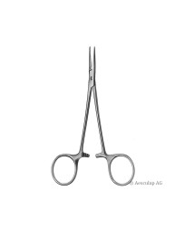Aesculap Pinzas para arterias Halsted Mosquito, rectas 12,5 cm