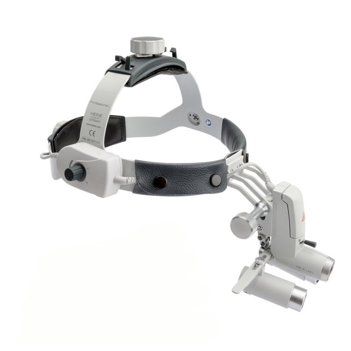 Retrofitting set HEINE HRP loupes for headlight ML4 LED