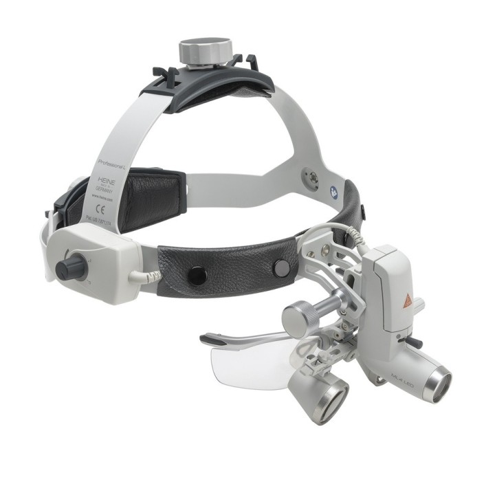 Set ampliamento con Occhialini Binoculari HEINE HR 2,5x per ML4 LED